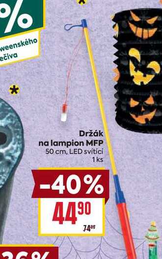 Držák na lampion MFP 50 cm, LED svítící 1ks