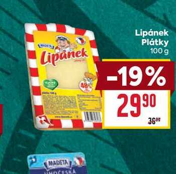 Lipánek Plátky 100g