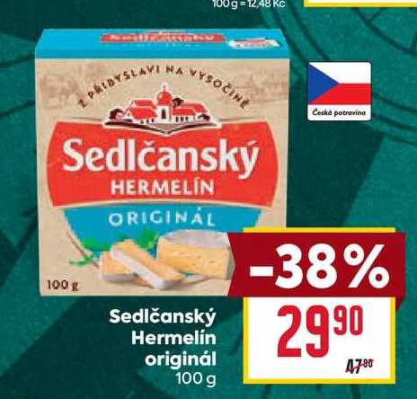 Sedlčanský Hermelín originál 100g