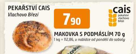 MAKOVKA S PODMÁSLÍM 70 g