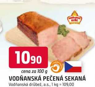 VODŇANSKÁ PEČENÁ SEKANÁ 100g