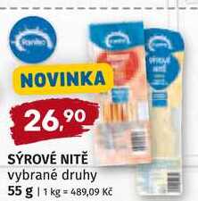 RANKO SÝROVÉ NITĚ vybrané druhy 55g 