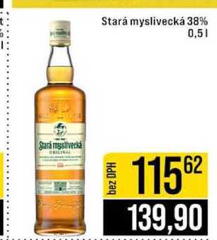 Stará myslivecká 38% 0,5 l 