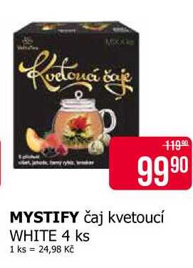 MYSTIFY čaj kvetoucí WHITE 4 ks 