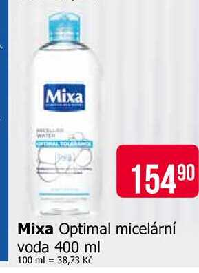 Mixa Optimal micelární voda 400 ml 