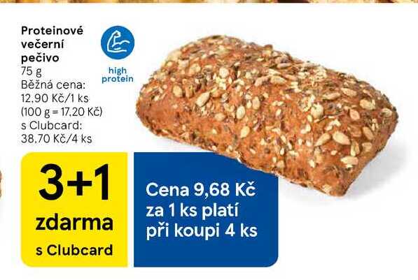 Proteinové večerní pečivo, 75 g