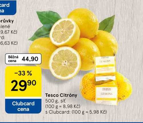 Tesco Citróny, 500 g