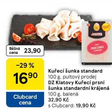 Kuřecí šunka standard, 100 g