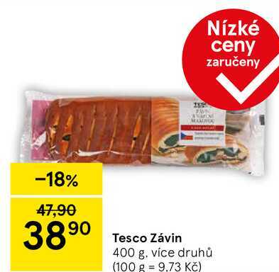 Tesco Závin, 400 g