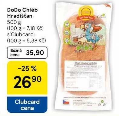 DoDo Chléb Hradišťan, 500 g