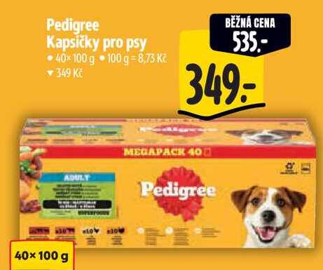 Pedigree Kapsičky pro psy, 40x 100 g 