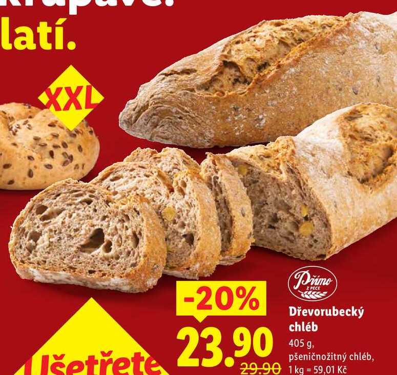 Dřevorubecký chléb, 405 g
