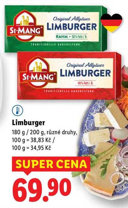 Limburger, 180 g/200 g
