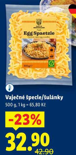 Vaječné špecle/šulánky, 500 g