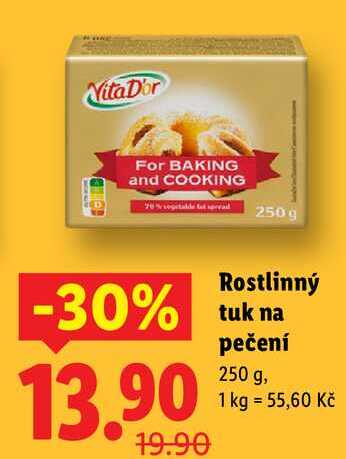 Rostlinný tuk na pečení, 250 g
