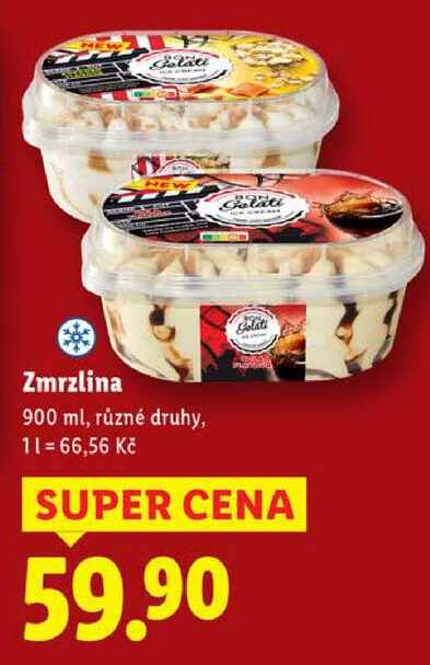 Zmrzlina, 900 ml