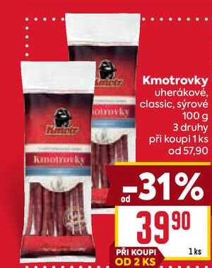 Kmotrovky uherákové, classic, sýrové 100g
