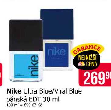 Nike Ultra Blue/Viral Blue pánská EDT 30 ml 1
