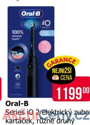 Oral-B Series iO 2 elektrický zubní kartáček, různé druhy 