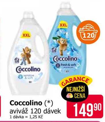 Coccolino aviváž 120 dávek 