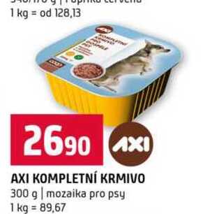 Axi kompletní krmivo 300g