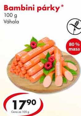 Bambini párky, 100 g