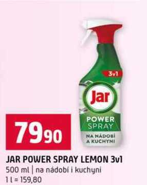 Jar power spray lemon 3v1