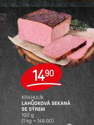 Lahůdková SEKANÁ SE SÝREM 100g