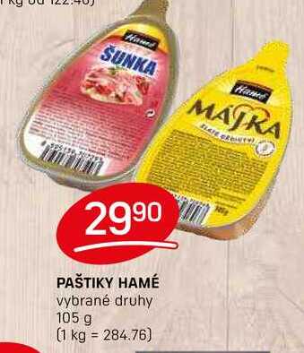 Paštiky Hamé 105g