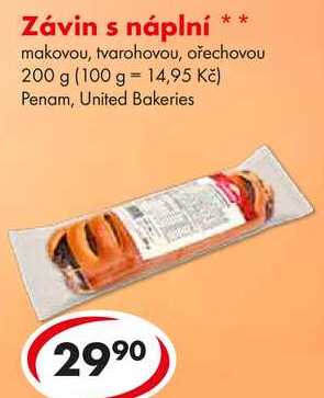 Závin s náplní, 200 g