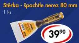 Stěrka - špachtle nerez 80 mm