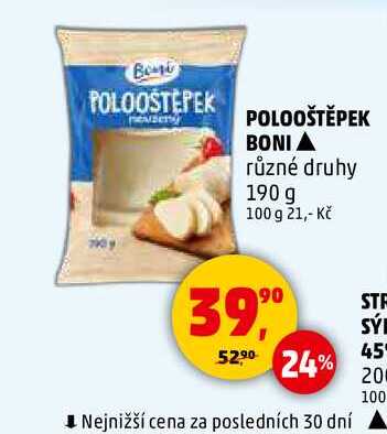 POLOOŠTĚPEK BONI, 190 g 