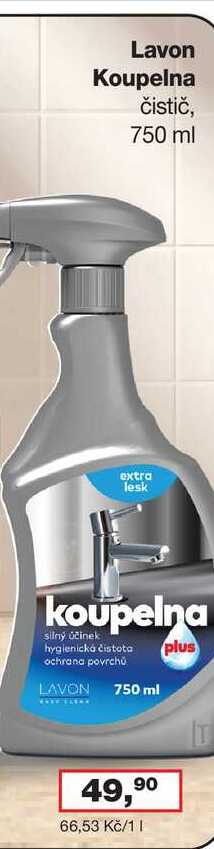 Lavon Koupelna čistič, 750 ml extra lesk