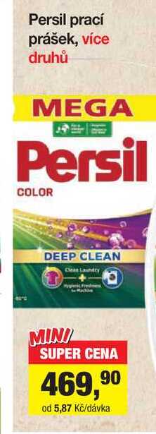 Persil prací prášek, více druhů