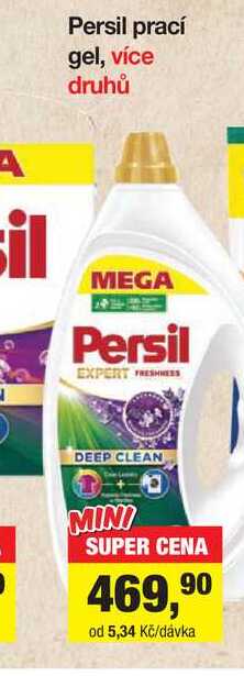 Persil prací gel, více druhů