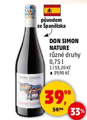DON SIMON NATURE, 0,75 l