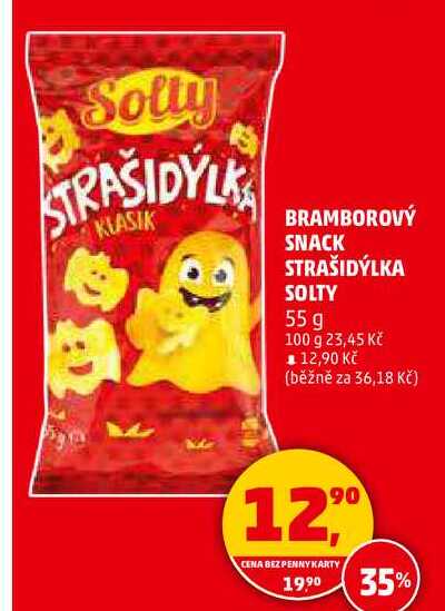 BRAMBOROVÝ SNACK STRAŠIDÝLKA SOLTY, 55 g