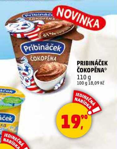 PRIBINÁČEK ČOKOPĚNA, 110 g 