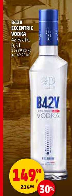 B42V ECCENTRIC VODKA, 0,5 l