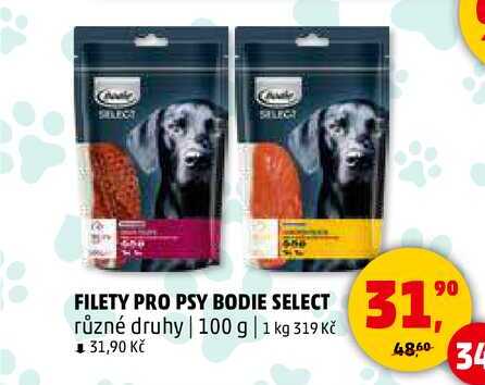 FILETY PRO PSY BODIE SELECT, 100 g