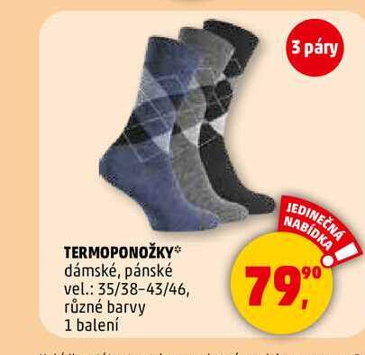 TERMOPONOŽKY, 3 páry