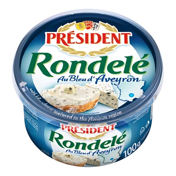 Président Rondelé s modrým sýrem