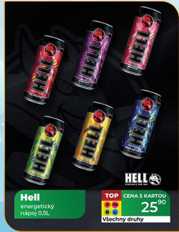 Hell energetický nápoj 0,5L