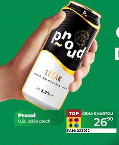 Proud 3,9% 0,5L ležák plech