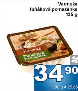Varmuža tuňáková pomazánka 135 g