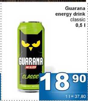 Guarana energy drink classic 0,5l