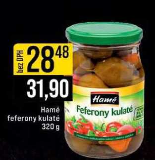Hamé feferony kulaté 320 g