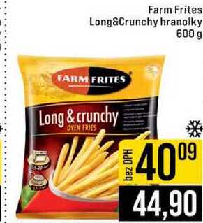 Farm Frites Long&Crunchy hranolky 600 g