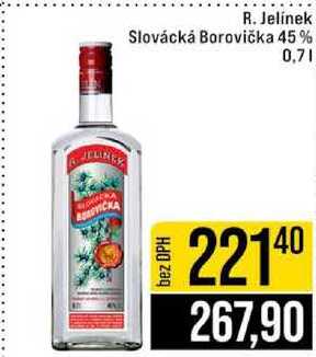 R. Jelínek Slovácká Borovička 45 % 0,7 l
