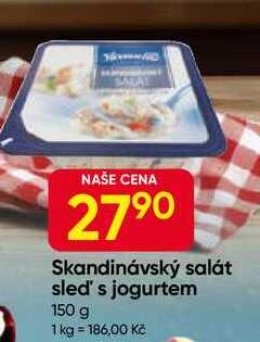 Varmuža Skandinávský salát sled's jogurtem 150 g